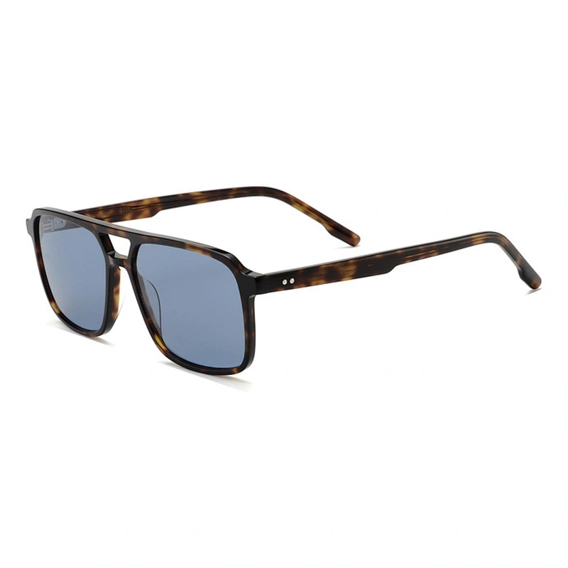 Piloten-Sonnenbrille aus Acetat, polarisierte Brille
